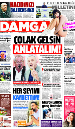 DAMGA 20 Şubat 2025 Perşembe Sayfaları