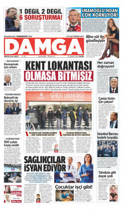 DAMGA 23 Şubat 2025 Pazar Sayfaları