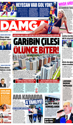DAMGA 25 Şubat 2025 Salı Sayfaları