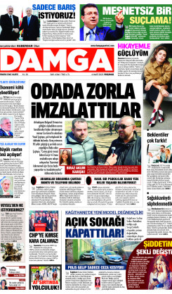 DAMGA 06 Mart 2025 Perşembe Sayfaları