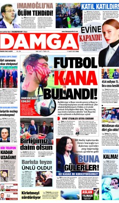 DAMGA 11 Mart 2025 Salı Sayfaları
