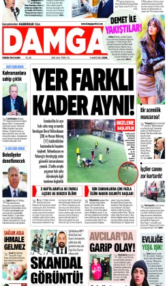 DAMGA 14 Mart 2025 Cuma Sayfaları
