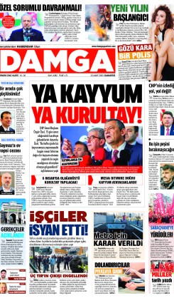 DAMGA 22 Mart 2025 Cumartesi Sayfaları