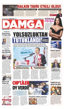 DAMGA 24 Mart 2025 Pazartesi Sayfaları
