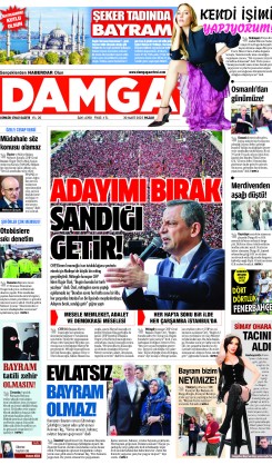 DAMGA 30 Mart 2025 Pazar Sayfaları