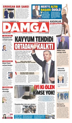 DAMGA 07 Nisan 2025 Pazartesi Sayfaları