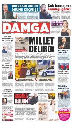 DAMGA 14 Nisan 2025 Pazartesi Sayfaları