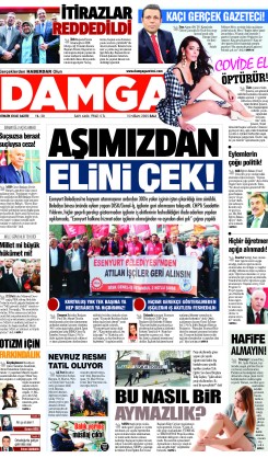 DAMGA 15 Nisan 2025 Salı Sayfaları