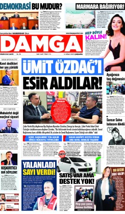 DAMGA 16 Nisan 2025 Çarşamba Sayfaları