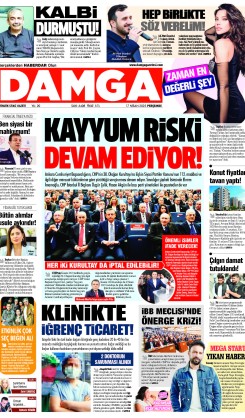 DAMGA 17 Nisan 2025 Perşembe Sayfaları