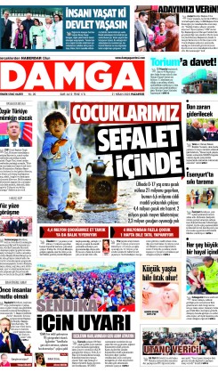DAMGA 21 Nisan 2025 Pazartesi Sayfaları