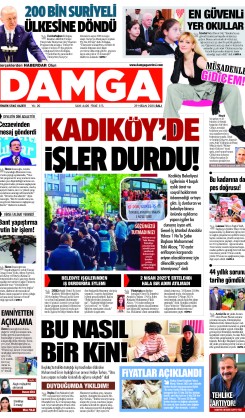 DAMGA 29 Nisan 2025 Salı Sayfaları