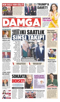 DAMGA 6 Mayıs 2025 Salı Sayfaları