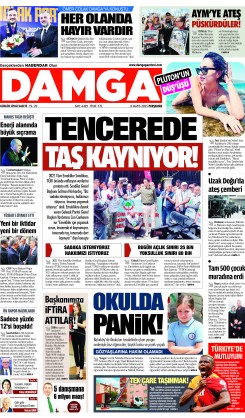 DAMGA 8 Mayıs 2025 Perşembe Sayfaları