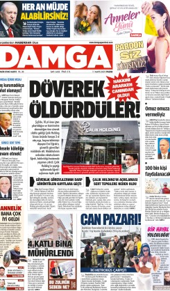 DAMGA 11 Mayıs 2025 Pazar Sayfaları