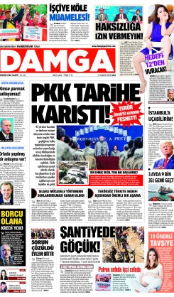 DAMGA 13 Mayıs 2025 Salı Sayfaları