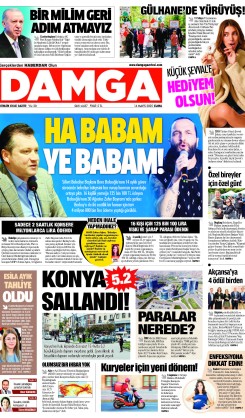 DAMGA 16 Mayıs 2025 Cuma Sayfaları