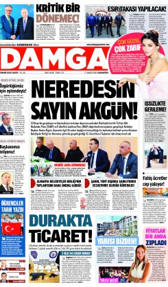 DAMGA 17 Mayıs 2025 Cumartesi Sayfaları
