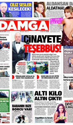 DAMGA 18 Mayıs 2025 Pazar Sayfaları