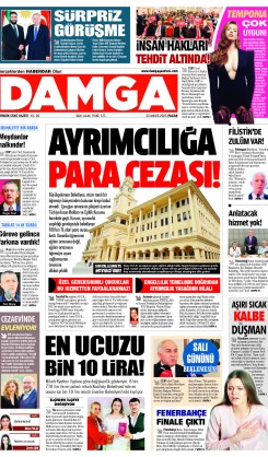 DAMGA 25 Mayıs 2025 Pazar Sayfaları