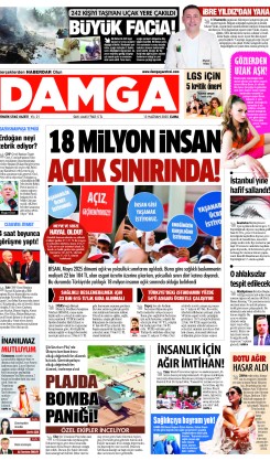 DAMGA 13 Haziran 2025 Cuma Sayfaları