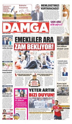 DAMGA 15 Haziran 2025 Pazar Sayfaları