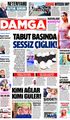 DAMGA 16 Haziran 2025 Pazartesi Sayfaları