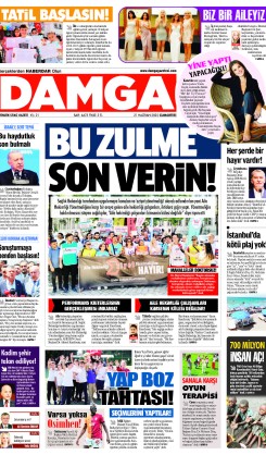 DAMGA 21 Haziran 2025 Cumartesi Sayfaları
