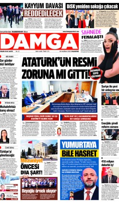 DAMGA 30 Haziran 2025 Pazartesi Sayfaları