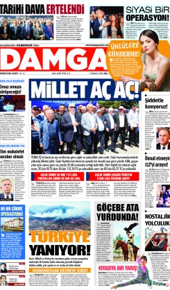 DAMGA 1 Temmuz 2025 Salı Sayfaları