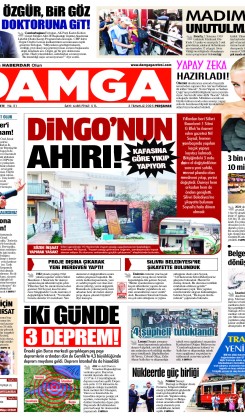 DAMGA 3 Temmuz 2025 Perşembe Sayfaları