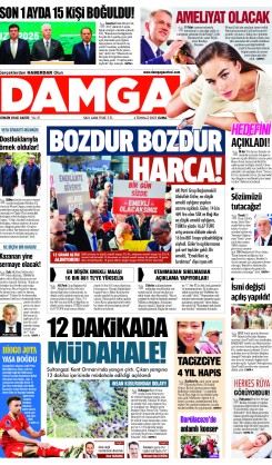 DAMGA 4 Temmuz 2025 Cuma Sayfaları
