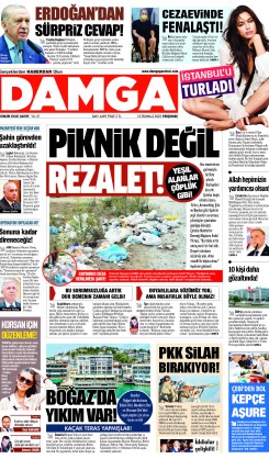 DAMGA 10 Temmuz 2025 Perşembe Sayfaları