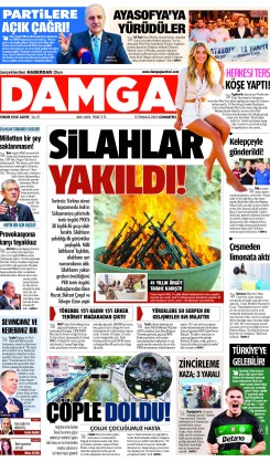 DAMGA 12 Temmuz 2025 Cumartesi Sayfaları