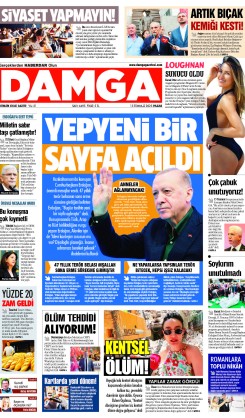 DAMGA 13 Temmuz 2025 Pazar  Sayfaları