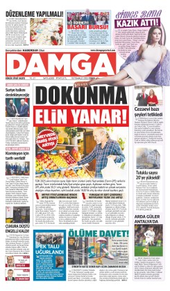 DAMGA 18 Temmuz 2025 Cuma Sayfaları