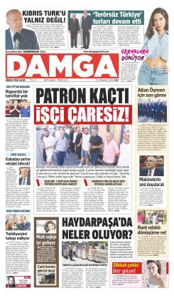 DAMGA 22 Temmuz 2025 Salı Sayfaları