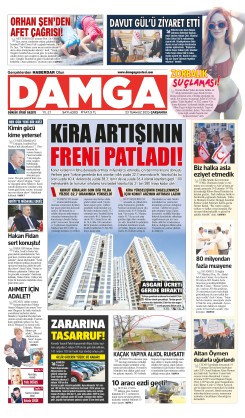 DAMGA 23 Temmuz 2025 Çarşamba Sayfaları