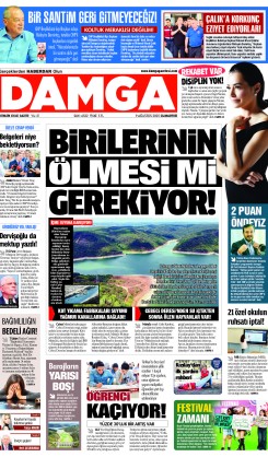 DAMGA 9 Ağustos 2025 Cumartesi Sayfaları
