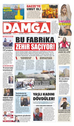 DAMGA 11 Ağustos 2025 Pazartesi Sayfaları