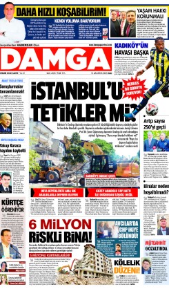 DAMGA 12 Ağustos 2025 Salı Sayfaları