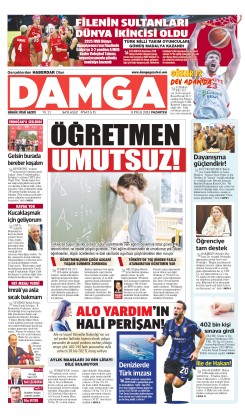 DAMGA 8 Eylül Pazartesi Sayfaları