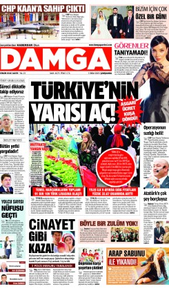 DAMGA 1 Ekim Çarşamba Sayfaları
