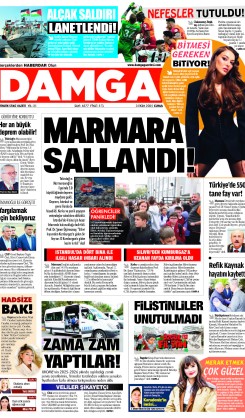 DAMGA 3 Ekim Cuma Sayfaları