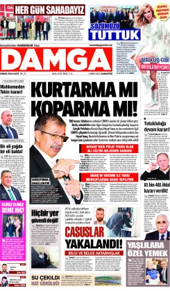 DAMGA 4 Ekim Cumartesi Sayfaları