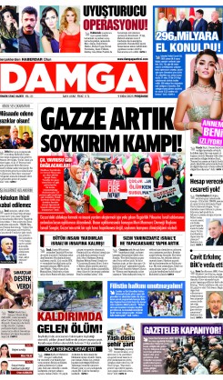 DAMGA 9 Ekim perşembe Sayfaları