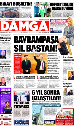 DAMGA 11 Ekim Cumartesi Sayfaları