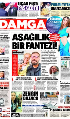 DAMGA 14 Ekim Salı  Sayfaları