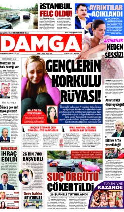 DAMGA 26 Ekim Pazar Sayfaları