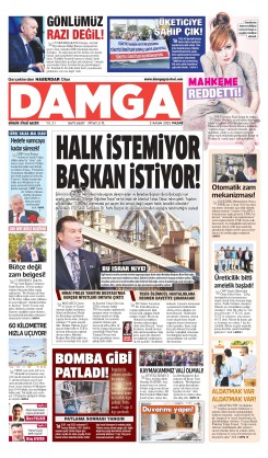 DAMGA 2 Kasım Pazar Sayfaları